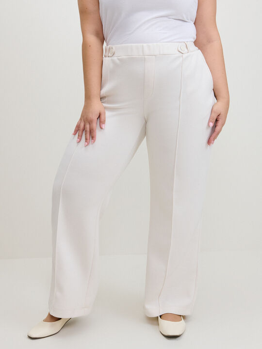 PANTALON VESTIR DETALLE Crudo image number null