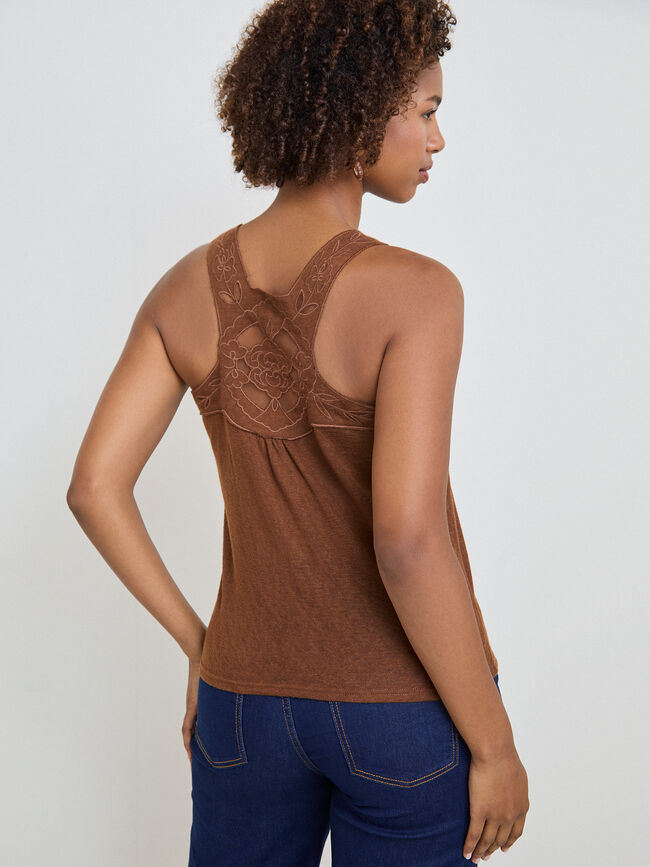 TOP PECHERA TRASERA Cinnamon