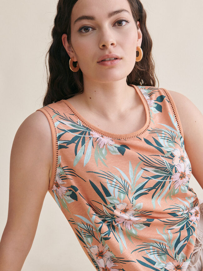 Top Entredós Estampado 1