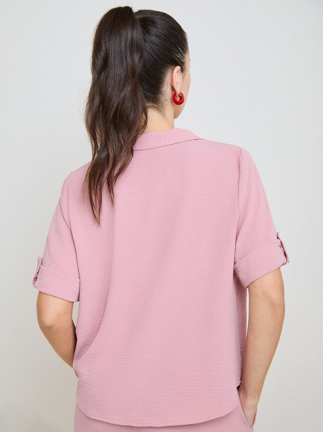 BLUSA  TRABILLAS rosa blush
