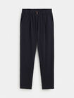 PANTALON DETALLE CINTURA Azul Marino