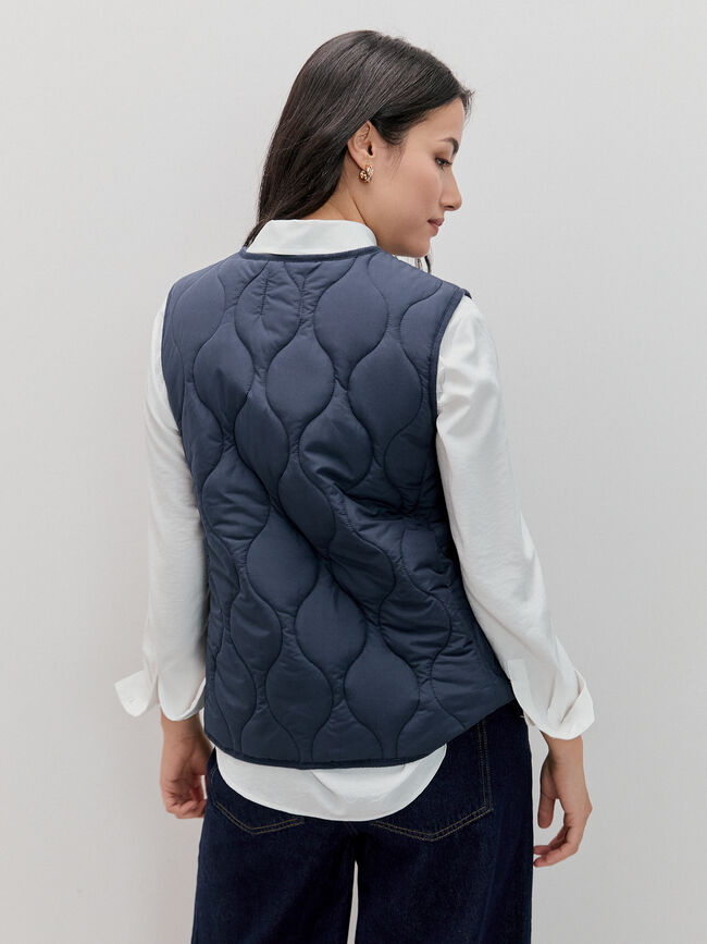 CHALECO ACOLCHADO Azul Marino