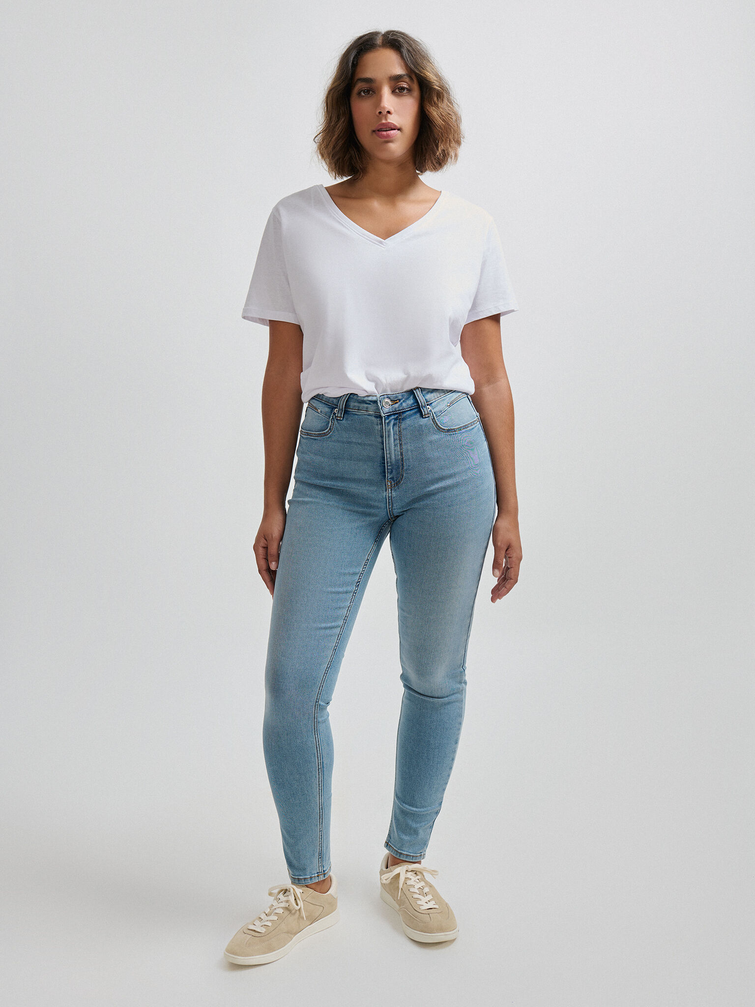 Vaqueros pitillo de mujer en tallas grandes Encuentro Moda