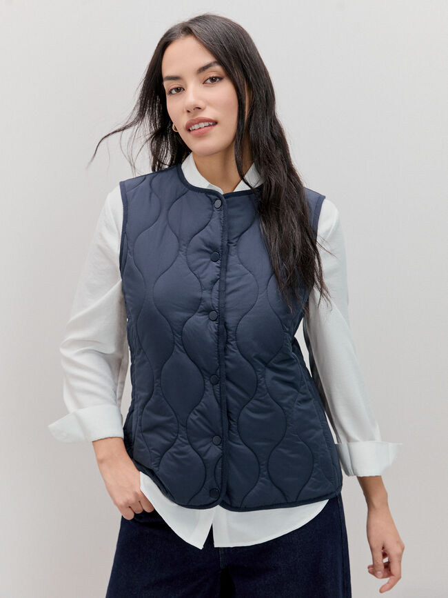 CHALECO ACOLCHADO Azul Marino