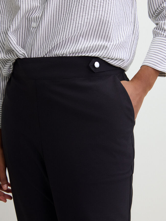 PANTALON JOGGER BOTONES Negro
