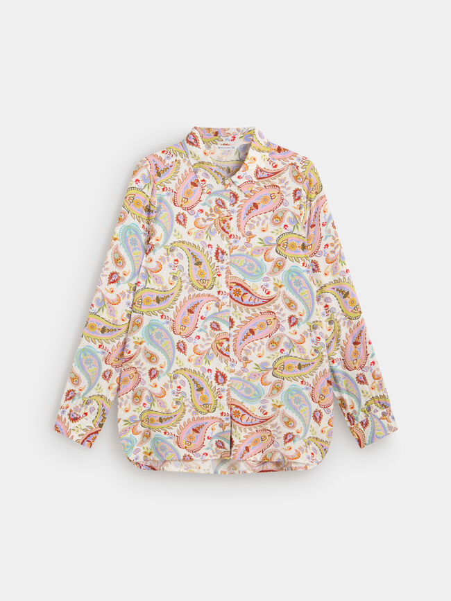 CAMISA ESTAMPADA Crudo