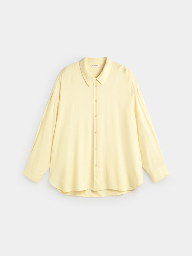 CAMISA MANGA LARGA Amarillo Pastel