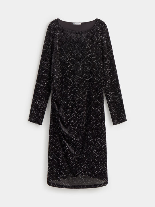 VESTIDO TUL Negro image number null