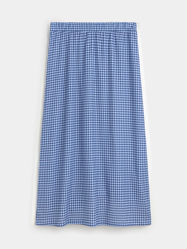 FALDA VICHY Azul Marino