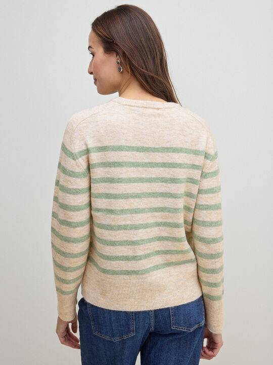 JERSEY RAYAS CUELLO REDONDO beig vigore image number null