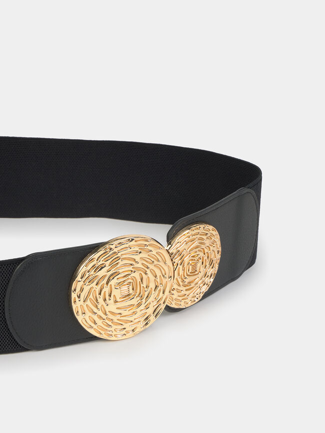 CINTURÓN ANCHO FIESTA Negro