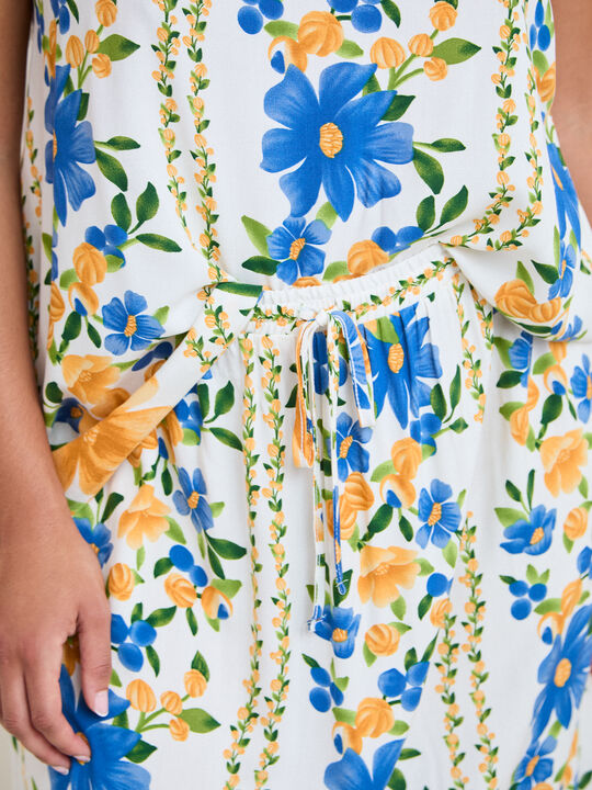 FALDA FLUIDA PRINT Crudo image number null