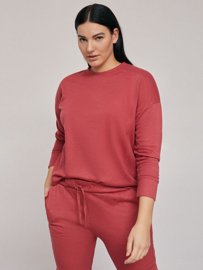 JERSEY PUNTO M/L rosa frambuesa