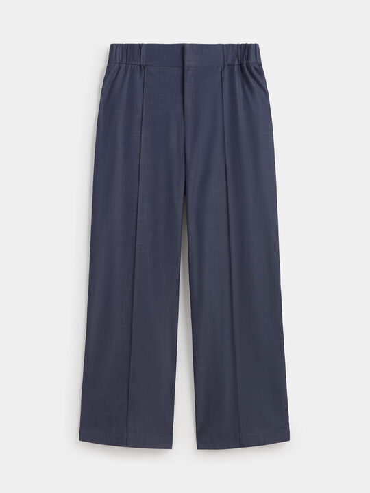 PANTALON INDIGO FLUIDO Dark blue image number null