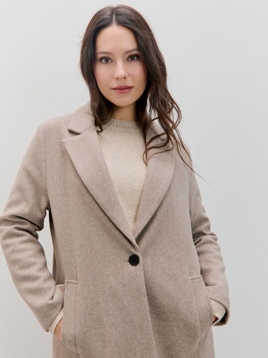 ABRIGO LARGO PAÑO Arena image number null