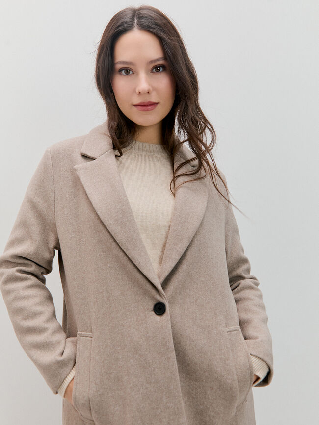 ABRIGO LARGO PAÑO Arena