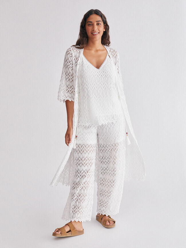 Caftan Blanco Optico