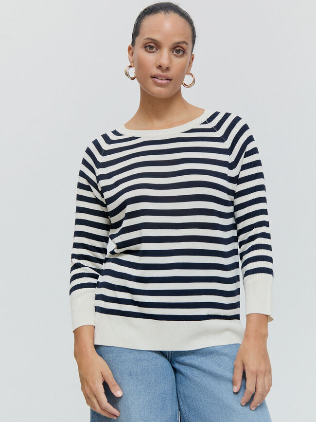 JERSEY RAYAS Azul Marino