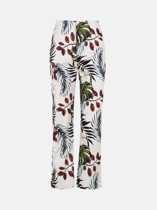 Pantalón capri estampado Estampado 1