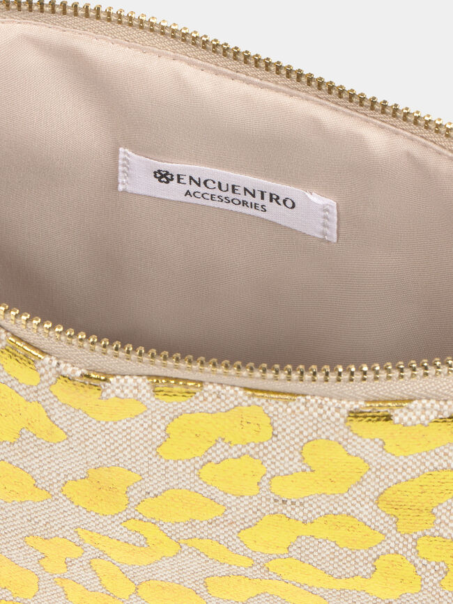 BOLSO ESTAMPADO ANIMAL Crudo