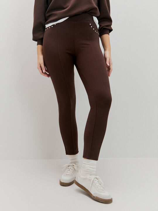 LEGGING DETALLE Marron Medio image number null