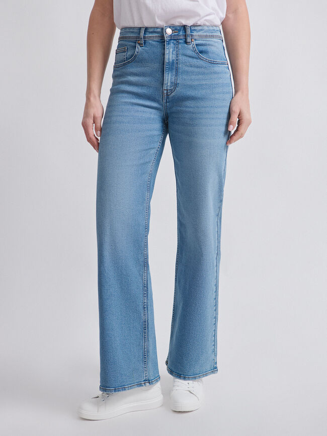 VAQUERO WIDE LEG Mid blue