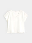 SUDADERA POLO SCUBA M/C Blanco Hueso