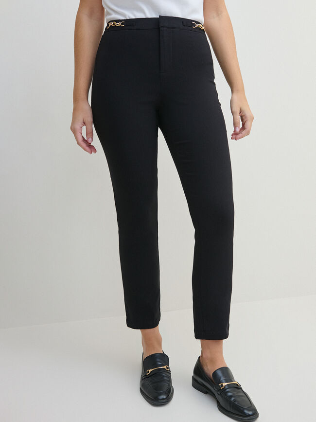 PANTAL&Oacute;N LARGO  BENGALINA Negro