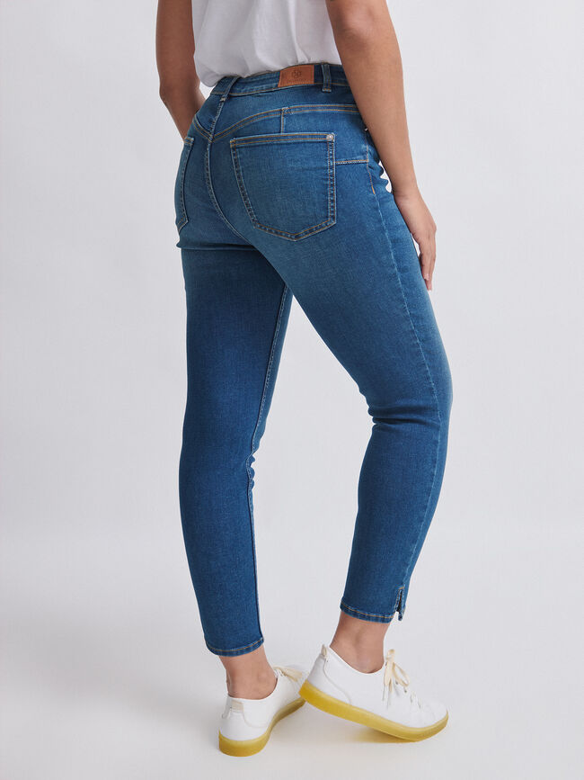 VAQUERO PITILLO CROP Dark blue