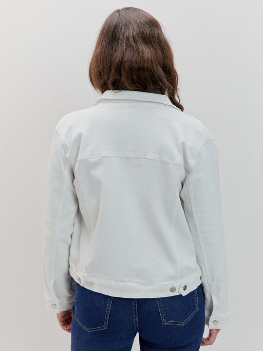 CAZADORA VAQUERA BASICA Blanco Optico image number null