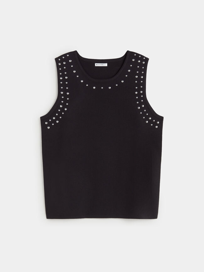 TOP TACHAS Negro