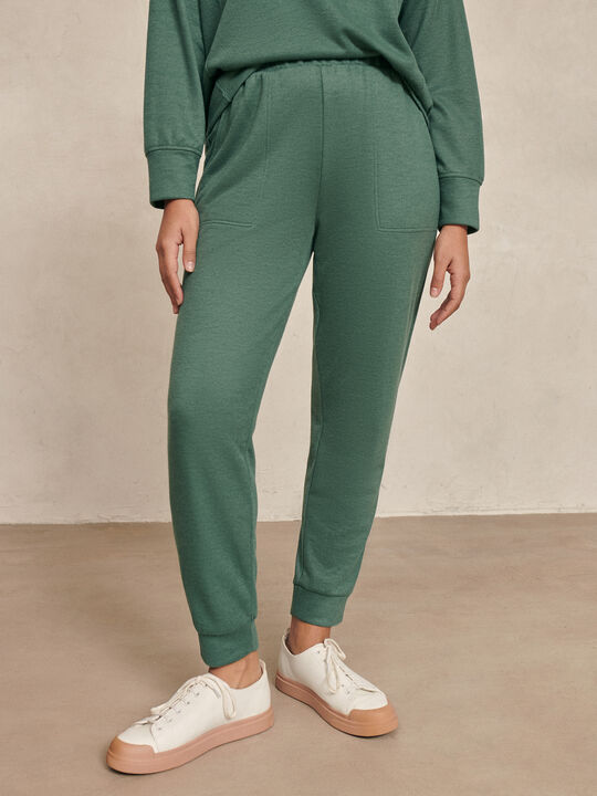 PANTALÓN JOGGER Verde oscuro image number null