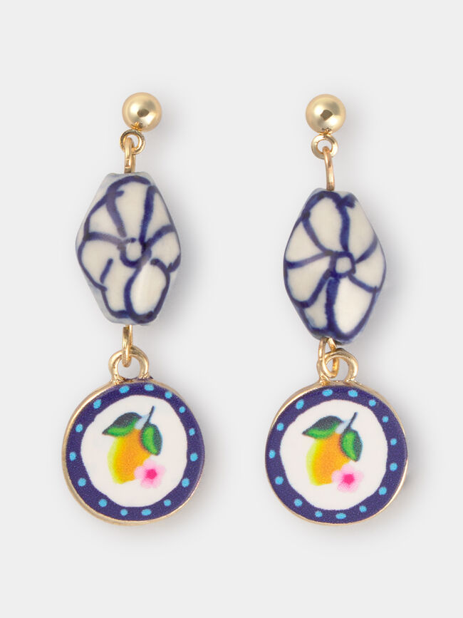 PENDIENTES DETALLE DIBUJO Multicolor