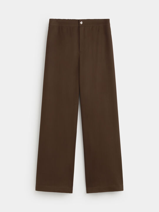PANTAL&Oacute;N CONJUNTO CHALECO Chocolate image number null