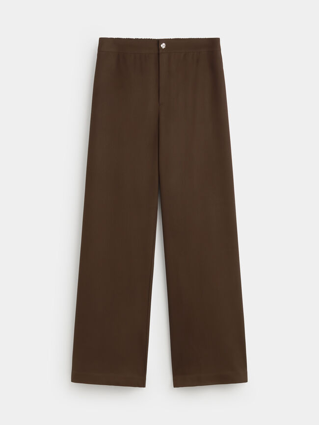 PANTAL&Oacute;N CONJUNTO CHALECO Chocolate
