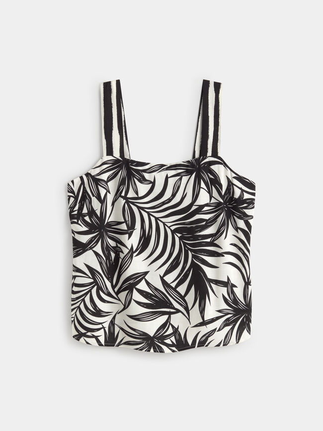 TOP TIRANTE ANCHO Negro