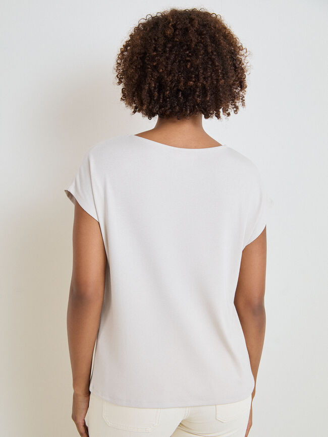 CAMISETA DETALLE ARANDELA Piedra