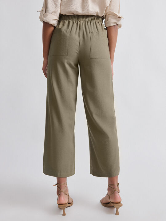 PANTALON BOLSILLO CARPENTER kaki oscuro image number null