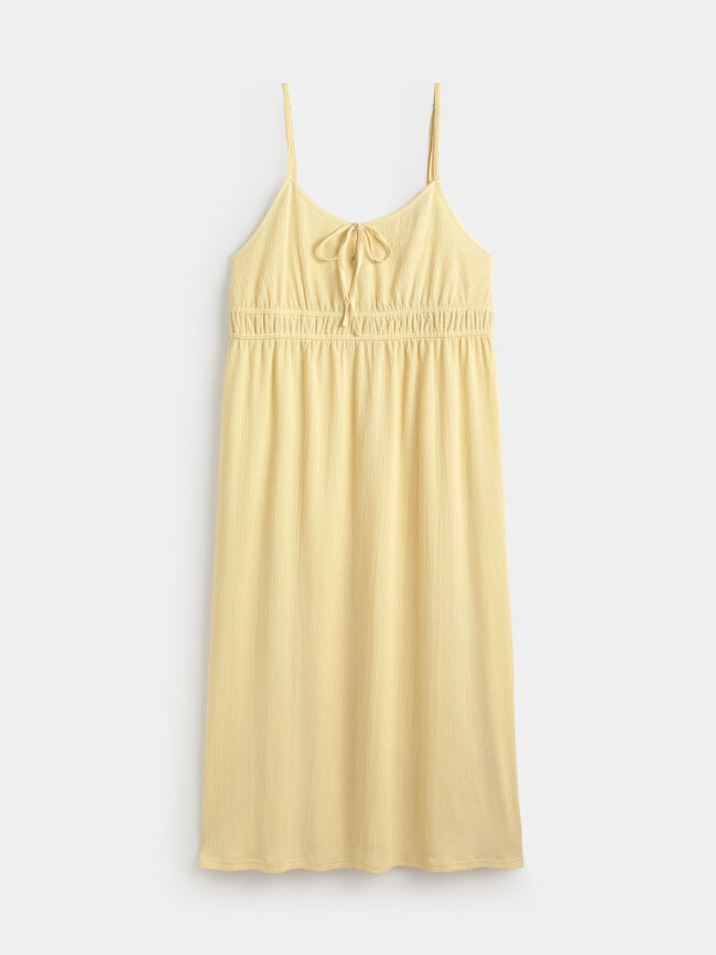VESTIDO TIRANTES Amarillo Pastel