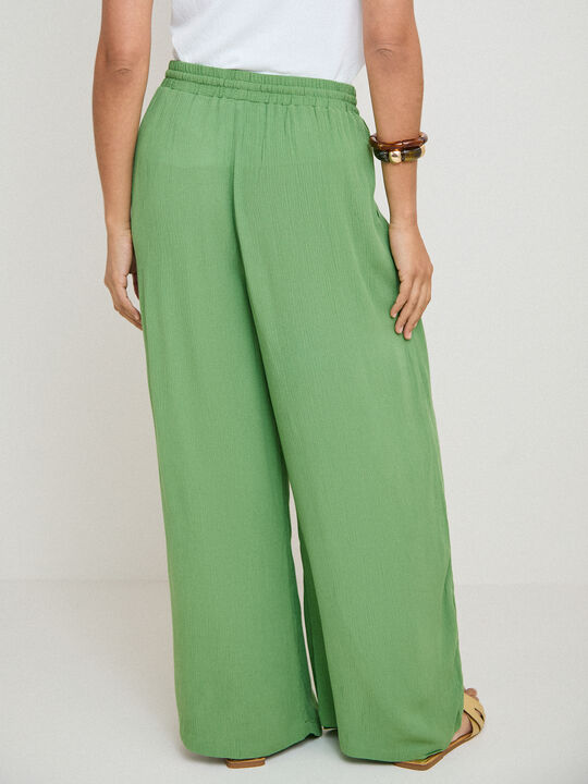 PANTALON  CULOTTE FLUIDO Hoja image number null