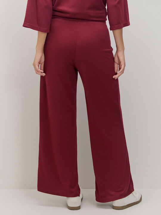 PANTALON DETALLE BOLSILLO Granate image number null