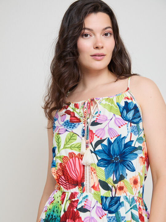 VESTIDO HALTER Multicolor image number null