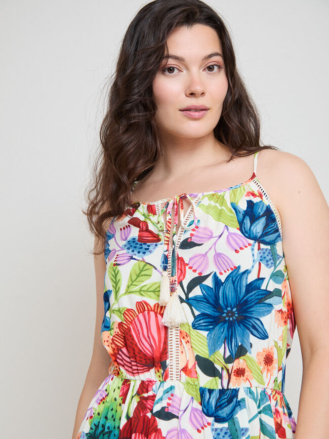 VESTIDO HALTER Multicolor