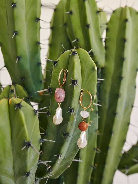 PENDIENTES PIEDRAS Multicolor image number null