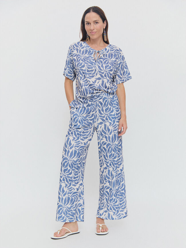 PANTALON ESTAMPADO Crudo