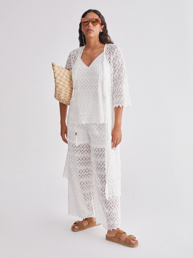 Caftan Blanco Optico