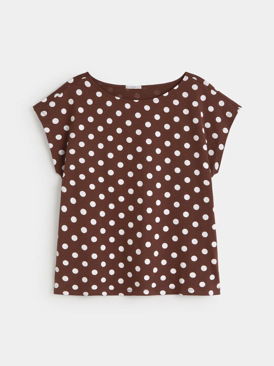 CAMISETA HOMBRO CAIDO Estampado 1 image number null