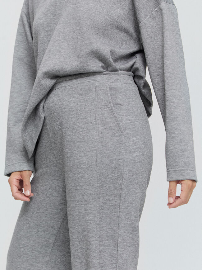 PANTALON CHANDAL ABERTURA Gris vigore cla
