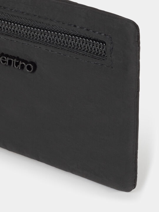 MONEDERO CREMALLERA DOBLE Negro image number null