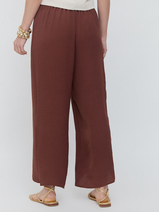 PANTALON PAREO LAZADA Marron chocolat